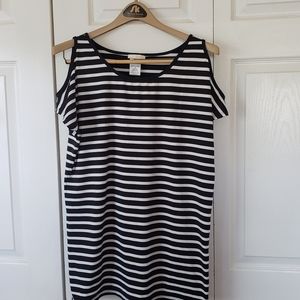 NWOT Michael Kors cold-shoulder top.